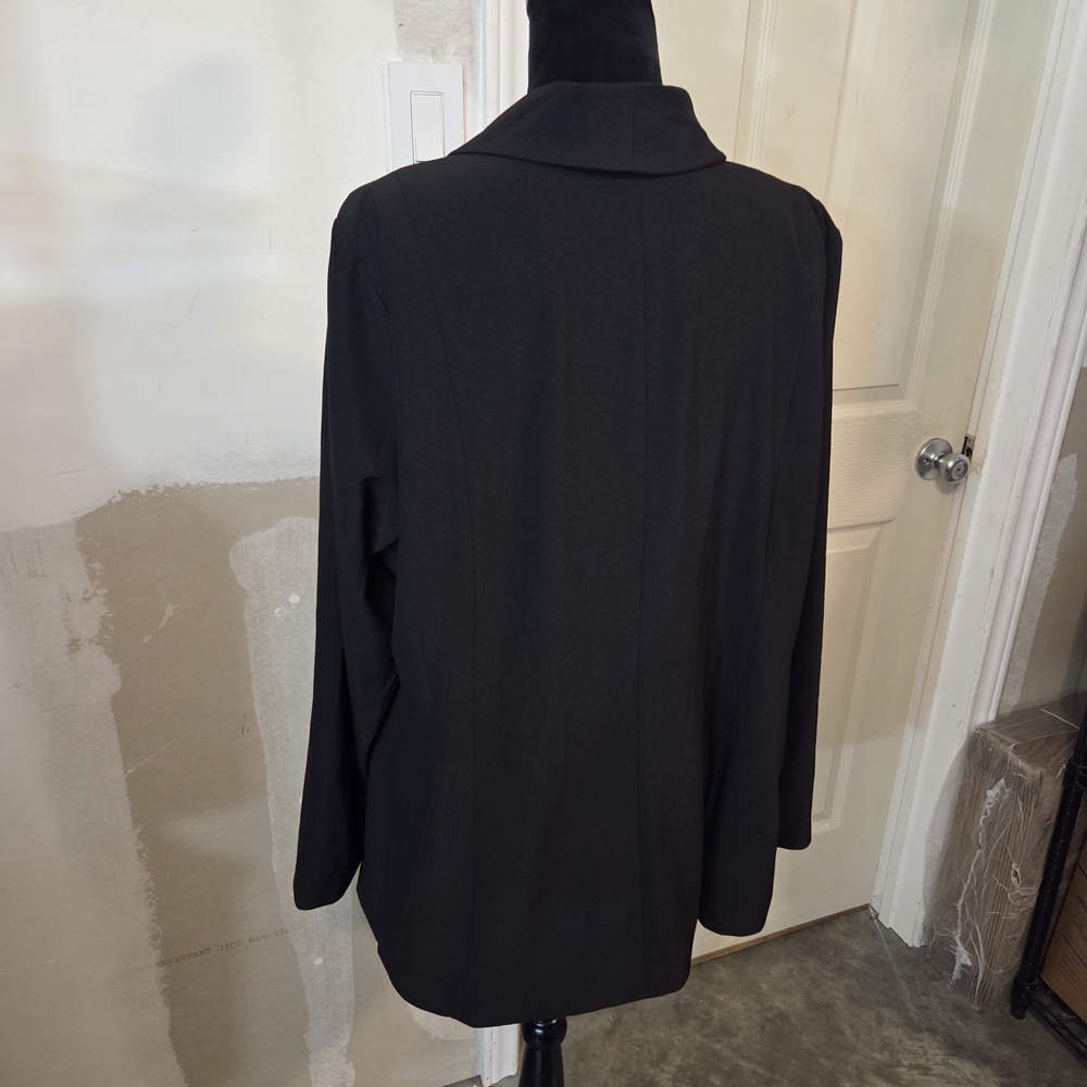 Torrid Classic Black Jacket Woman's 2 Large Office Casual Lightweight - Picture 4 of 12